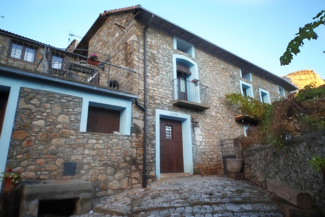 Apartamento El Fenal De Turmo Casa Rural "El Capricho De Nieves" Laspuña Buitenkant foto
